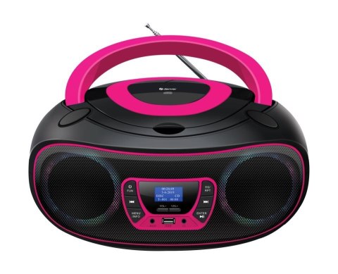 Boombox Denver TDB-212P różowy