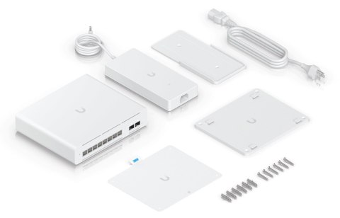 Switch UBIQUITI USW-PRO-XG-8-POE UniFi Pro XG 8 PoE Zarządzany L2/L3 10G Ethernet (100/1000/10000) Obsługa PoE Szary