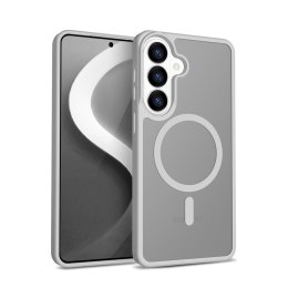 CRONG Etui Hybrid Matte Magnetic - MagSafe Samsung Galaxy S26 Szare