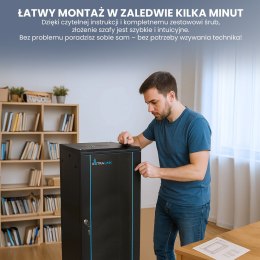 EXTRALINK SZAFA RACK WISZĄCA 15U 600X450 CZARNA