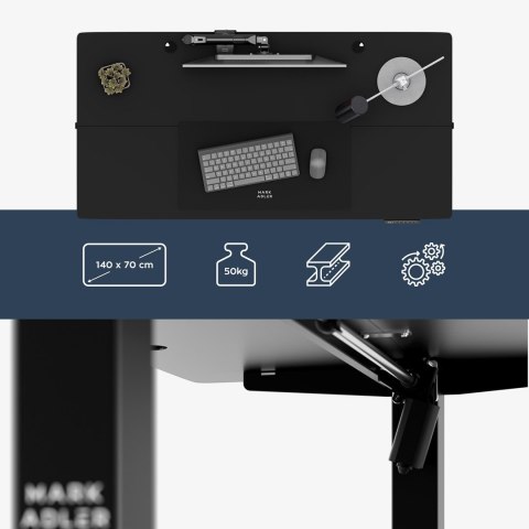 Biurko Leader 7.3 Black