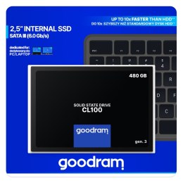 Dysk SSD GOODRAM SSDPR-CL100-480-G3 (2.5″ /480 GB )