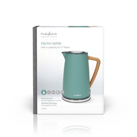 Czajnik elektryczny Nedis KAWK510EGN 1.7L Zielony