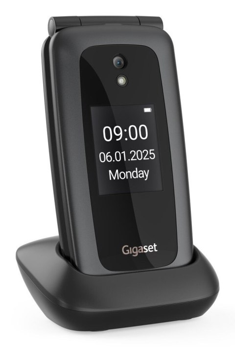 Gigaset GL795 7,11 cm (2.8") 142 g Czarny Telefon dla seniora