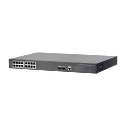 Dahua Technology PoE DH-PFS4218-16GT-240 przełącznik sieciowy Zarządzany Gigabit Ethernet (10/100/1000) Obsługa PoE Czarny