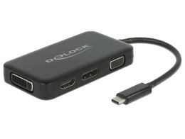 DeLOCK 63929 stacja dokująca USB 2.0 Type-C Czarny