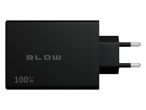 BLOW ŁADOWARKA SIECIOWA GNIAZDO USB-CX4 PD 100W GAN CZARNA