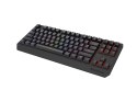Klawiatura Genesis Thor 230 TKL NKG-2106 Wless (RapidSpeed Wireless, BT, USB) Standardowy (US) Czarna