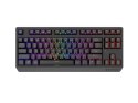 Klawiatura Genesis Thor 230 TKL NKG-2106 Wless (RapidSpeed Wireless, BT, USB) Standardowy (US) Czarna