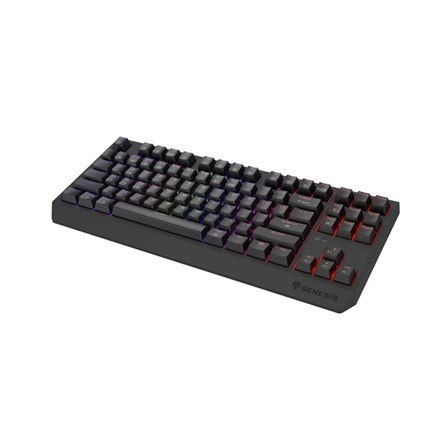 Klawiatura Genesis Thor 230 TKL NKG-2106 Wless (RapidSpeed Wireless, BT, USB) Standardowy (US) Czarna