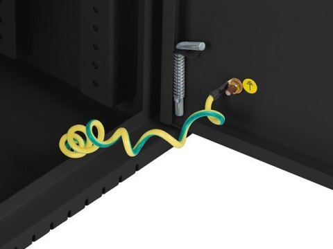 Lanberg WAF1-5203-06-00B stojak 6U Szafa wisząca Czarny