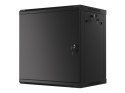 Lanberg WF01-6412-00B Szafa wisząca RACK 19" 12U 600X450 CZARNA DRZWI METALOWE (FLAT PACK)