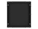 Lanberg WF01-6412-00B Szafa wisząca RACK 19" 12U 600X450 CZARNA DRZWI METALOWE (FLAT PACK)