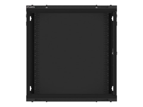 Lanberg WF01-6412-00B Szafa wisząca RACK 19" 12U 600X450 CZARNA DRZWI METALOWE (FLAT PACK)