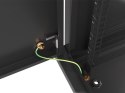 Lanberg WF01-6412-00B Szafa wisząca RACK 19" 12U 600X450 CZARNA DRZWI METALOWE (FLAT PACK)