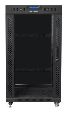 Lanberg FF01-6622-12BL stojak 22U Stojak wolnostojący Czarny