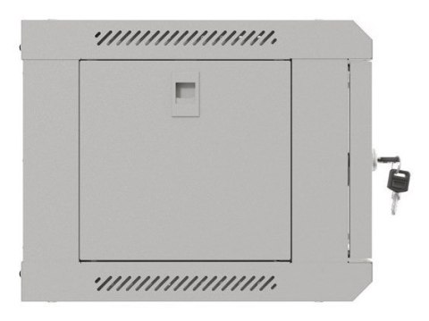 Szafa instalacyjna rack wisząca 19" 4U 540X350 szara drzwi przeszklone Lanberg (flat pack)