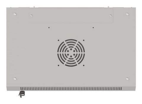 Szafa instalacyjna rack wisząca 19" 4U 540X350 szara drzwi przeszklone Lanberg (flat pack)