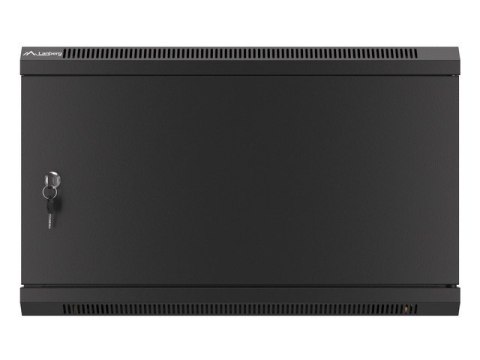 LANBERG SZAFA WISZĄCA RACK 19" 6U 600X600 DRZWI METALOWE CZARNA (FLAT PACK) WF01-6606-00B