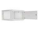 LANBERG SZAFA WISZĄCA RACK 19" 6U 600X600 DRZWI METALOWE SZARA (FLAT PACK) WF01-6606-00S