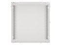 SZAFA INSTALACYJNA RACK WISZĄCA 19" 12U 600X600 SZARA DRZWI METALOWE (FLAT PACK)