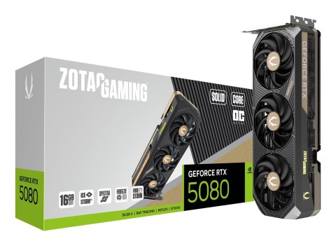 Karta graficzna ZOTAC GAMING GeForce RTX 5080 SOLID Core OC 16GB