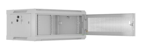 SZAFA INSTALACYJNA RACK WISZĄCA 19" 4U 600X450 SZARA DRZWI PERFOROWANE LANBERG (FLAT PACK)