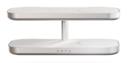 Bezprzewodowa ładowarka Zens Aluminium Series Quattro Pro 4 z zasilaczem 65 W 4x 15W Qi2 biały ZEQC01W/00