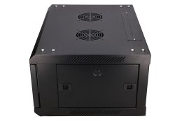 Extralink Szafa rack 4U 600x450 Czarna montowana na ścianie