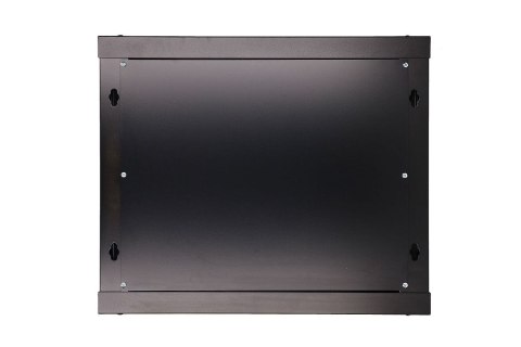 Extralink Szafa rack 9U 600x600 Czarna montowana na ścianie