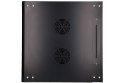 Extralink Szafa rack 9U 600x600 Czarna montowana na ścianie