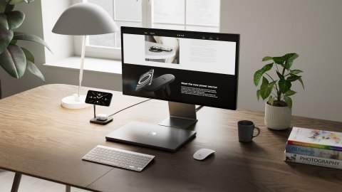 Ładowarka magnetyczna Zens Aluminium Series 2 w 1 z zasilaczem 24W