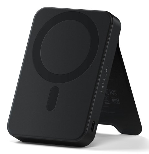 Powerbank Satechi OntheGo Powerbank 10K - magnetyczny powerbank z podstawką 10k mAh kompatybilny z MagSafe i Qi2 (black)