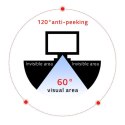 Qoltec Filtr prywatyzujący do MacBook Air 13.6" | Magnetyczny | Ochrona wzroku