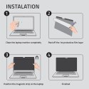 Qoltec Filtr prywatyzujący do MacBook Air 13.6" | Magnetyczny | Ochrona wzroku
