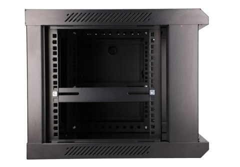 Szafa rack Extralink 6U 600x450 Czarna montowana na ścianie