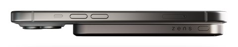 ZENS Slim Qi2 Aluminium Powerbank - magnetyczny powerbank 5000 mAh kompatybilny z MagSafe i Qi2 (black)