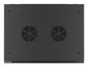 SZAFA INSTALACYJNA RACK WISZĄCA 19" 12U 600X450 CZARNA DRZWI PERFOROWANE LANBERG (FLAT PACK)