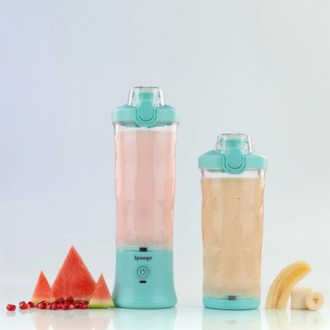 Sponge Blender kielichowy Bezprzewodowy 0,6l Turkusowy