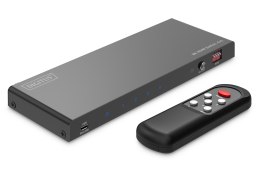 Przełącznik HDMI 4x1, 8K/60Hz (4:4:4) z HDR, 48 Gbps, HDCP 2.3, Toslink / Stereo, EDID