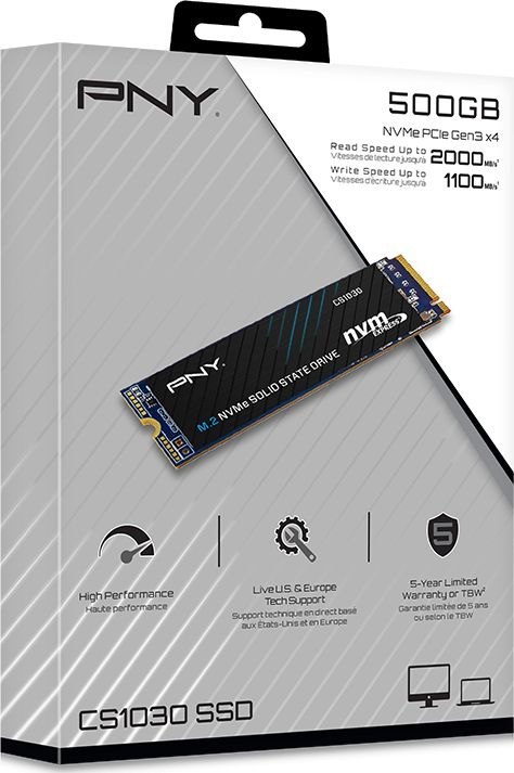 Dysk SSD PNY CS1030 500 GB (M.2″ /500 GB )