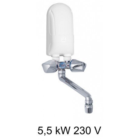 Ogrzewacz wody DAFI 5,5 KW z baterią białą (230V) (OUTLET)