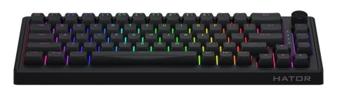 Klawiatura dla graczy Hator Skyfall 65 czarno-czarna