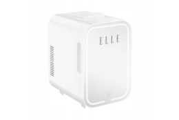 Mini lodówka z lusterkiem do makijażu LED ELLE 8L biała