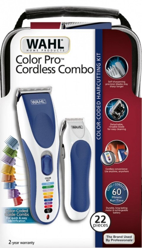 Wahl Maszynka do włosów Color Pro Cordless Combo 09649-916