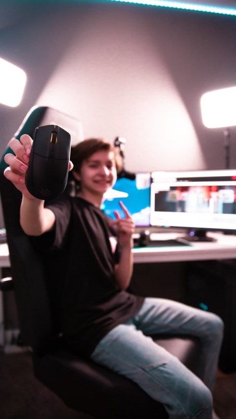 Mysz SteelSeries Rival 3 Wireless Gen 2 Aqua