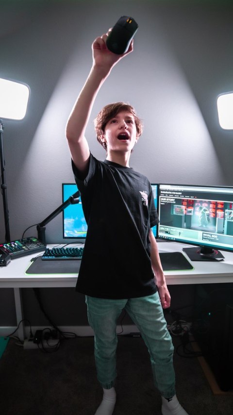 Mysz SteelSeries Rival 3 Wireless Gen 2 Aqua