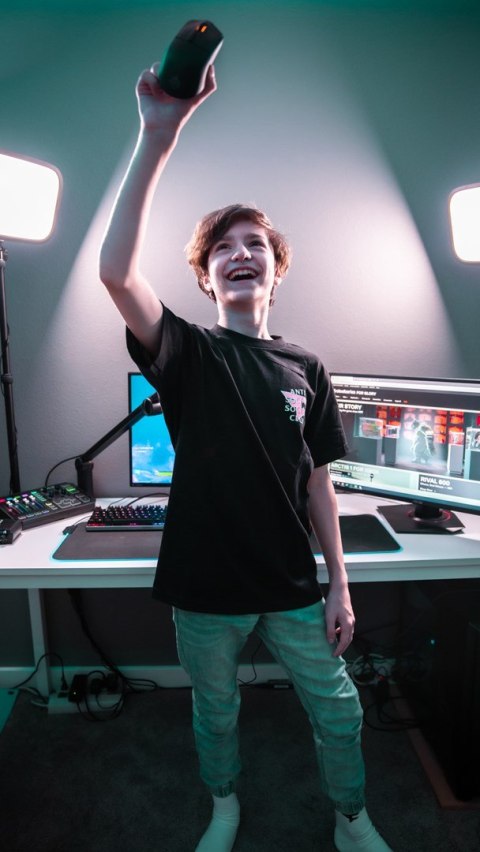 Mysz SteelSeries Rival 3 Wireless Gen 2 Aqua