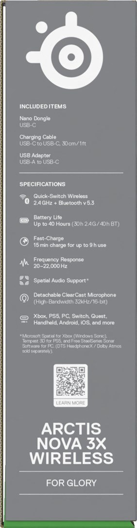 Słuchawki Steelseries Arctis Nova 3X Wireless for Xbox, Aqua