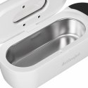 Myjka ultradźwiękowa UV Activejet AUC-200 do protez, okularów i biżuterii, biała.